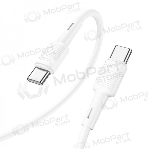 USB καλώδιο Hoco X83 60W Type-C to Type-C 1.0m άσπρο