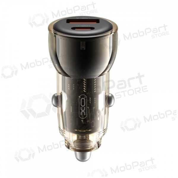 Φορτιστης αυτοκινητου XO CC60 USB-A/USB-C 60W μαύρος