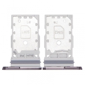 Samsung S908 Galaxy S22 Ultra Dual Υποδοχή κάρτας SIM (μαύρος) (service pack) (γνησια)