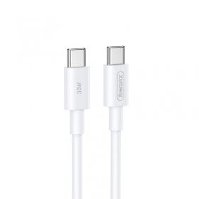 USB καλώδιο Remax RC-C021 USB-C to USB-C 30W 1.0m άσπρο