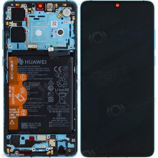 Huawei P30 (new version 2021) οθόνη (Aurora) (με πλαίσιο και μπαταρία) (service pack) (γνησια) Huawei P30 (new version 2021) οθόνη (Aurora) (με πλαίσιο και μπαταρία) (service pack) (γνησια)