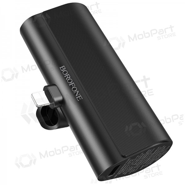 Εξωτερική μπαταρία Power Bank Borofone BJ35 Lightning 5000mAh μαύρος Εξωτερική μπαταρία Power Bank Borofone BJ35 Lightning 5000mAh μαύρος
