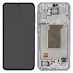 Ekranas Samsung A356 A35 5G su lietimui jautriu stikliuku και rėmeliu Awesome Lilac γνησια (service pack)