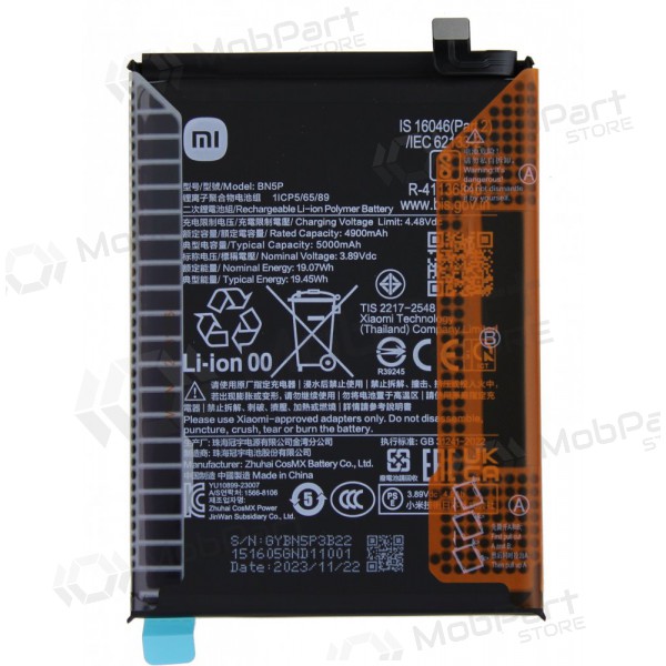 Xiaomi Redmi Note 13 4G / 5G μπαταρία, akumuliatorius (BN5P) (γνησια)