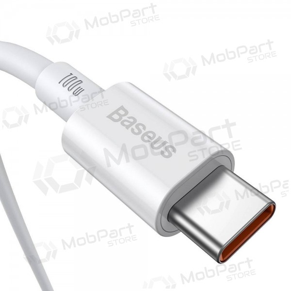 Καλώδιο Baseus Superior Type-C - Type-C 100W 1.0m (άσπρο) CATYS-B02