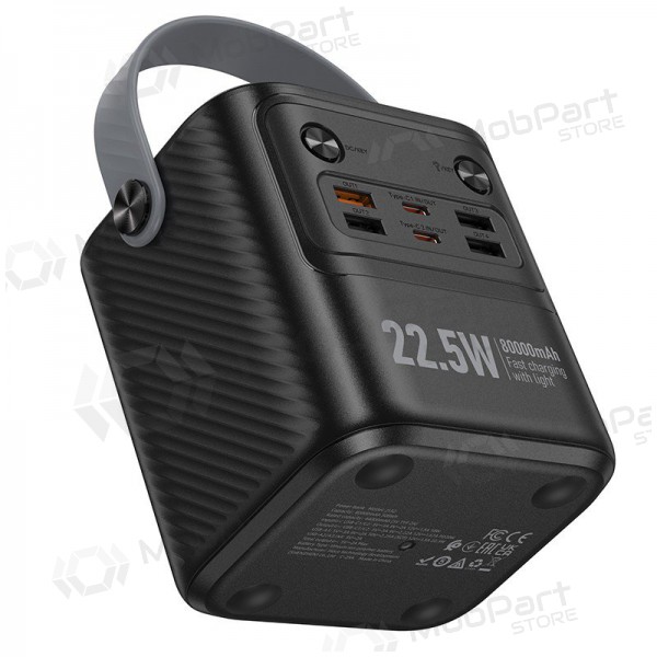 Εξωτερική μπαταρία Power Bank Hoco J152 22.5W+PD20W 80000mAh μαύρος