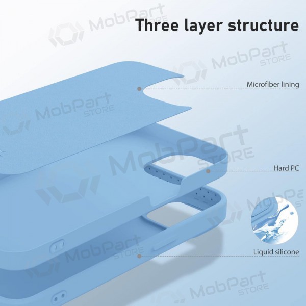 Apple iPhone 15 Pro Max θήκη „Nillkin Silicone“ (γαλάζιο)