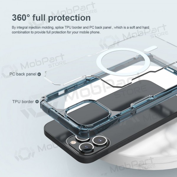 Apple iPhone 13 Pro Max θήκη „Nillkin Nature Magnetic“ (μπλε) Apple iPhone 13 Pro Max θήκη „Nillkin Nature Magnetic“ (μπλε)