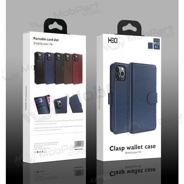 Θήκη HDD Clasp Wallet Case Apple iPhone 13/14 μαύρος