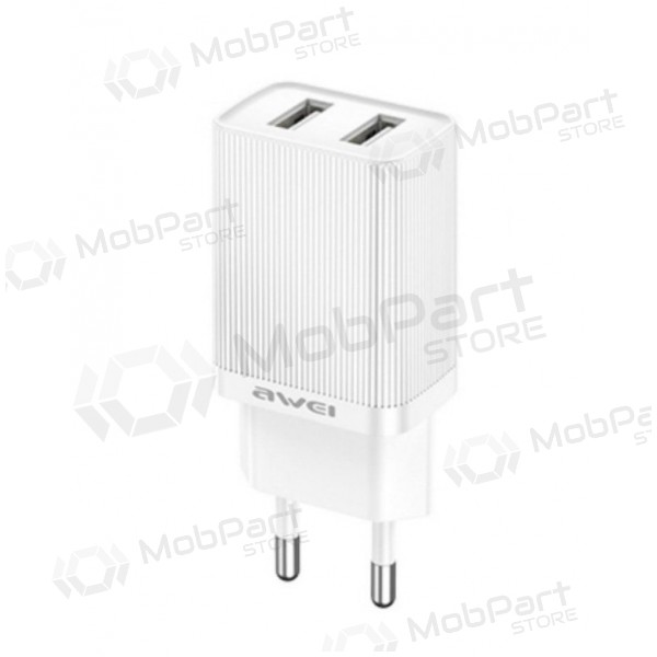 Φορτιστής Awei C15-EU 2xUSB-A 10W άσπρο