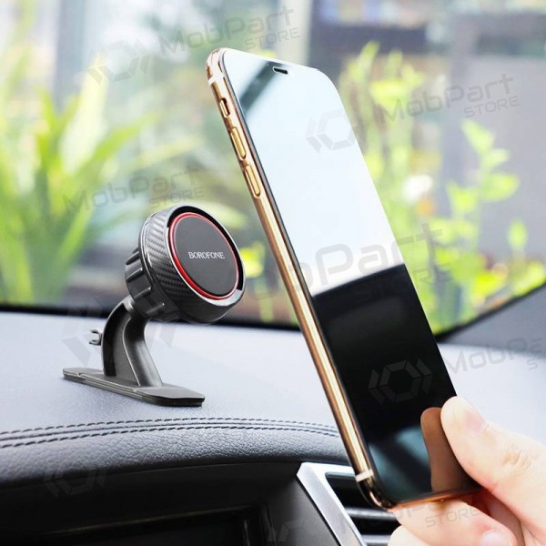 Automobilinis Γενικής telefono laikiklis Borofone BH13 Journey, tvirtinamas ant prietaisų skydelio, magnetinis