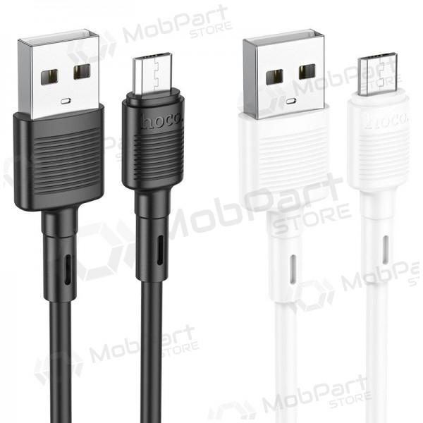 USB καλώδιο Hoco X83 USB-A to MicroUSB 1.0m μαύρος