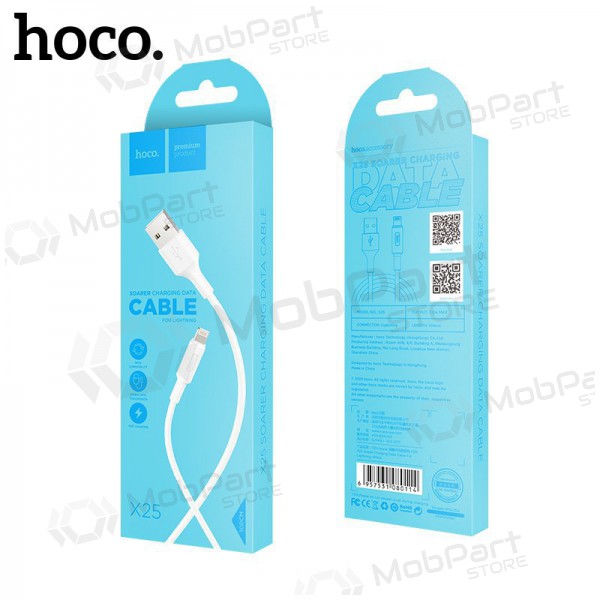 USB καλώδιο HOCO X25 lightning 1.0m (άσπρο)