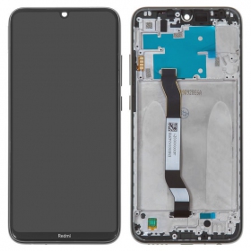Xiaomi Redmi Note 8 / Note 8 2021 οθόνη (μαύρος) (με πλαίσιο) (γνησια)