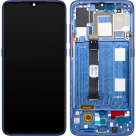 Xiaomi Mi 9 οθόνη (μπλε) (με πλαίσιο) (γνησια)