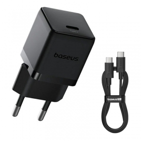 Φορτιστής Baseus Palm 20W USB-C + USB-C to USB-C cable 1.0m μαύρος P10111602113-01