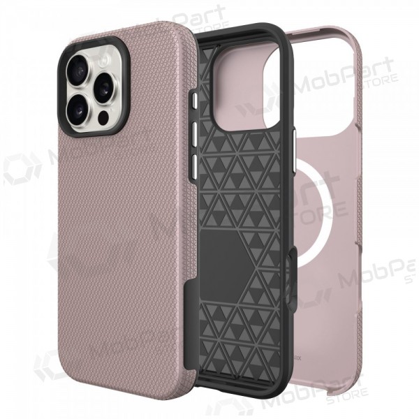 Θήκη Perfectionists Triangle Mag Case Apple iPhone 15 Pro rožinio aukso