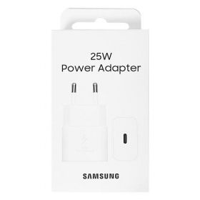 Φορτιστής γνησια Samsung EP-T2510NWEGEU 25W στη συσκευασία άσπρο