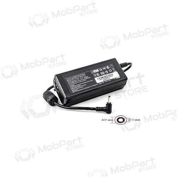 ASUS 45W: 19V, 2.37 τροφοδοτικό laptop ASUS 45W: 19V, 2.37 τροφοδοτικό laptop