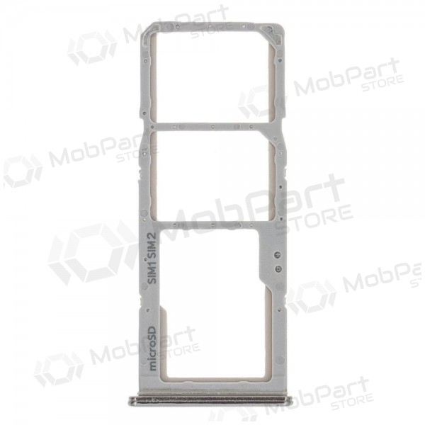 Samsung A705 Galaxy A70 2019 Υποδοχή κάρτας SIM άσπρο (ασήμι)