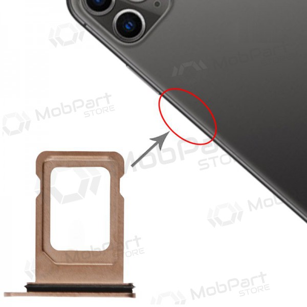 Apple iPhone 11 Pro / 11 Pro Max Υποδοχή κάρτας SIM (χρυσαφένιος) Apple iPhone 11 Pro / 11 Pro Max Υποδοχή κάρτας SIM (χρυσαφένιος)