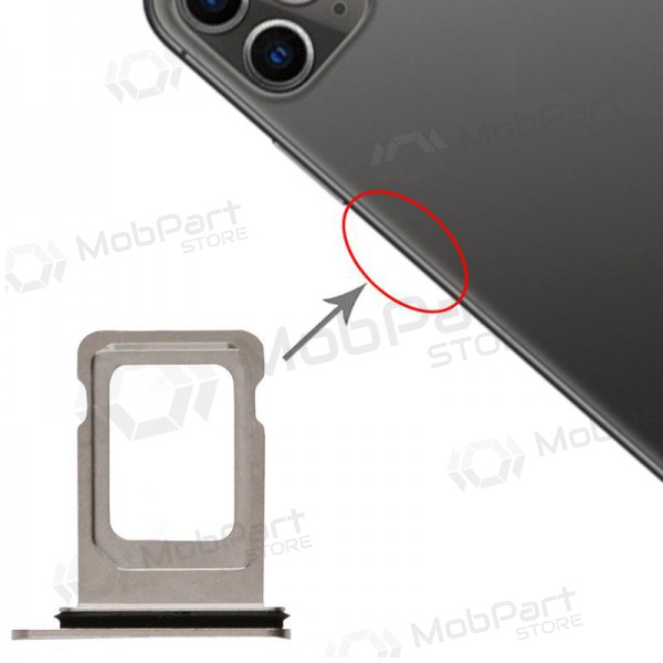 Apple iPhone 11 Pro / 11 Pro Max Υποδοχή κάρτας SIM (ασήμι) Apple iPhone 11 Pro / 11 Pro Max Υποδοχή κάρτας SIM (ασήμι)
