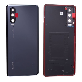 Huawei P30 πίσω κάλυμμα μπαταρίας (μαύρος) (μεταχειρισμένος grade C, γνησια)
