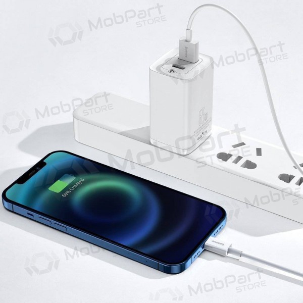 USB καλώδιο Baseus Superior Lightning 2.4A 1.5m (άσπρο) CALYS-B02