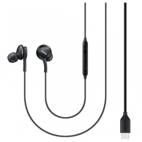 Handsfree ακουστικα Samsung AKG EO-IC100BBEGEU Type-C (μαύρος)