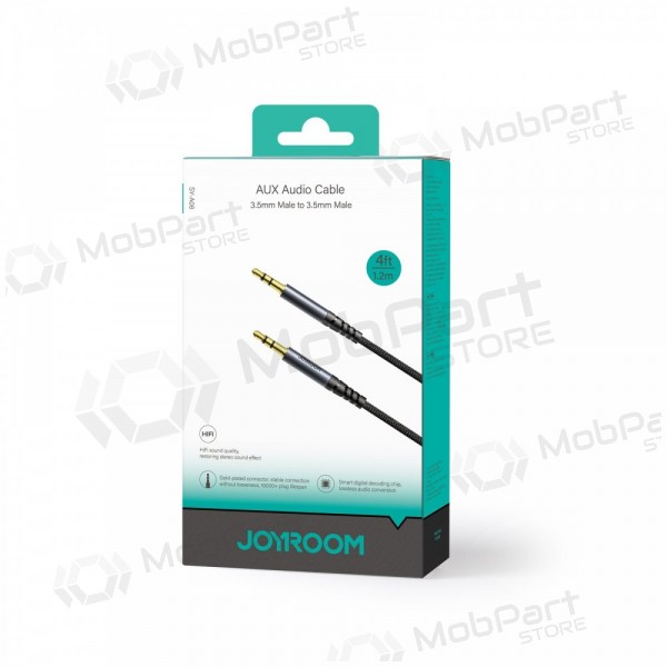 Audio καλώδιο Joyroom SY-A08 3,5mm to 3,5mm 1.2m μαύρος
