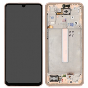 Samsung Galaxy A33 5G οθόνη (Peach) (με πλαίσιο) (γνησια)