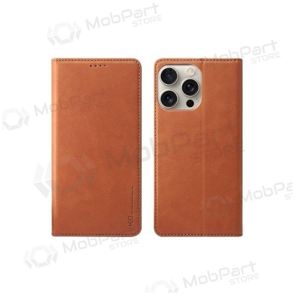 Θήκη HDD Magnetic Wallet Case Samsung A536 A53 5G καφέ