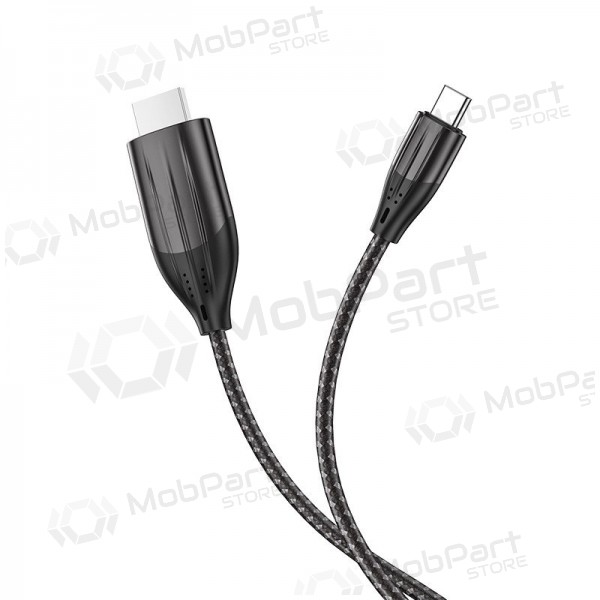 Καλώδιο Hoco UA16 Type-C to HDMI 2.0m γκρί