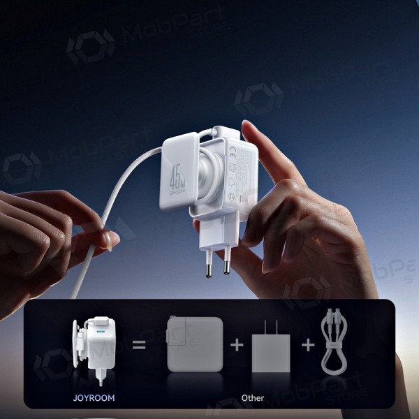 Φορτιστής Joyroom JR-TCL05 45W 2xUSB-C άσπρο