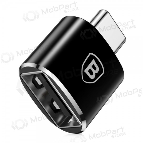 Προσαρμογέας Baseus USB-A to Type-C OTG μαύρος CATOTG-01
