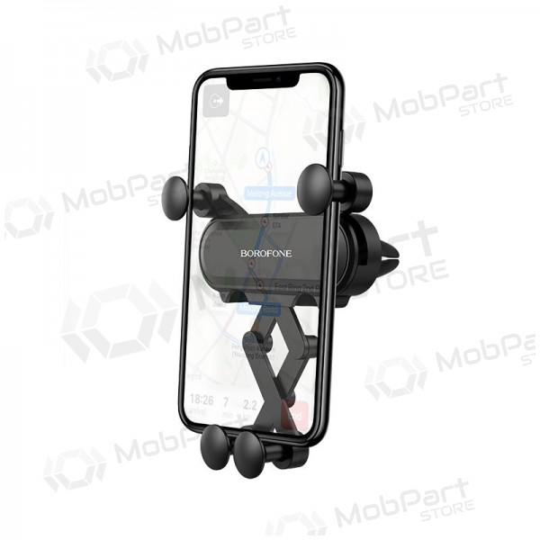 Automobilinis Γενικής telefono laikiklis Borofone BH19 tvirtinamas ant ventiliacijos grotelių, μαύρος