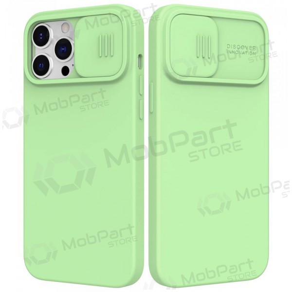 Apple iPhone 15 Pro Max θήκη „Nillkin Silicone“ (ανοιχτό πράσινο) Apple iPhone 15 Pro Max θήκη „Nillkin Silicone“ (ανοιχτό πράσινο)