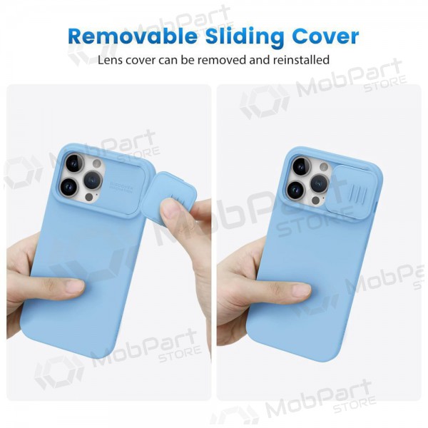 Apple iPhone 15 Pro Max θήκη „Nillkin Silicone“ (γαλάζιο)