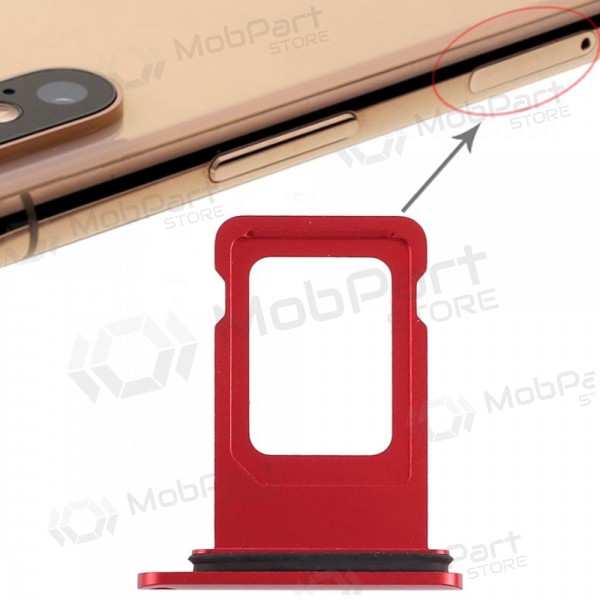 Apple iPhone XR Υποδοχή κάρτας SIM (το κόκκινο)