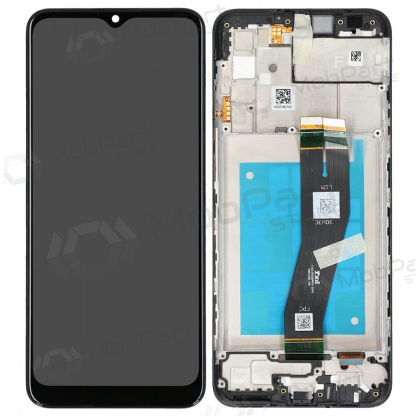 Samsung Galaxy A02s οθόνη (μαύρος) (με πλαίσιο) (γνησια) Samsung Galaxy A02s οθόνη (μαύρος) (με πλαίσιο) (γνησια)