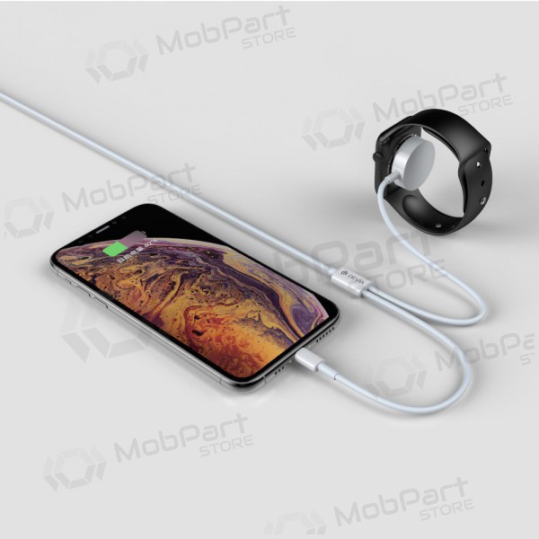 USB καλώδιο Devia Smart 2in1 Lightning+Apple Watch wireless φορτιστής