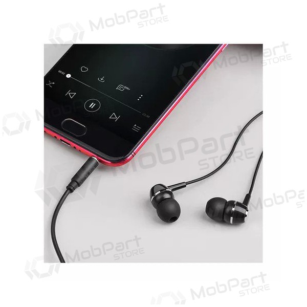 Handsfree ακουστικα Borofone BM36 3,5mm (μαύρος) Handsfree ακουστικα Borofone BM36 3,5mm (μαύρος)