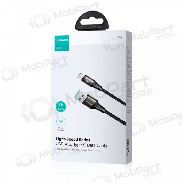 USB καλώδιο Joyroom SA25-AC3 USB to USB-C 3A 1.2m μαύρος
