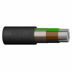 Καλώδιο ισχύος Prysmian Group AXPK-PE 4x35 mm² αλουμινίου XLPE CPR Eca 0.6/1 kV