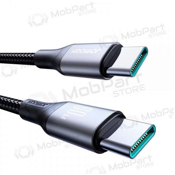 USB καλώδιο Joyroom S-A28 USB-C to USB-C 60W 2.0m μαύρος