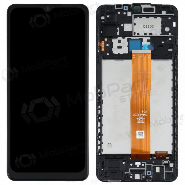 Samsung Galaxy A12 οθόνη (μαύρος) (με πλαίσιο) (γνησια) Samsung Galaxy A12 οθόνη (μαύρος) (με πλαίσιο) (γνησια)