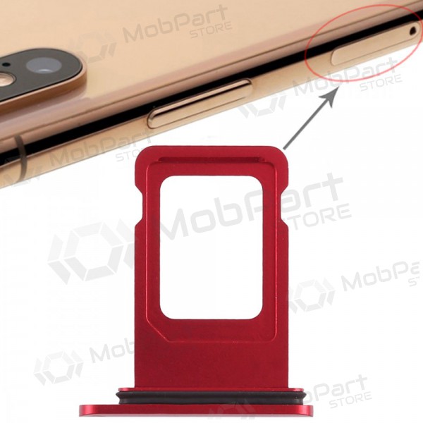 Apple iPhone XR (Dual) Υποδοχή κάρτας SIM (το κόκκινο)
