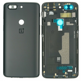 OnePlus 5T πίσω κάλυμμα μπαταρίας μαύρος (Midnight Black) (μεταχειρισμένος grade C, γνησια)