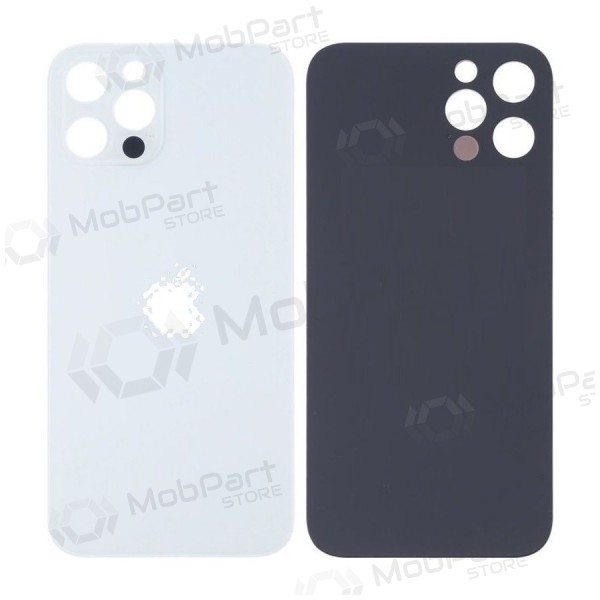 Apple iPhone 13 Pro Max πίσω κάλυμμα μπαταρίας (ασήμι) (bigger hole for camera) Apple iPhone 13 Pro Max πίσω κάλυμμα μπαταρίας (ασήμι) (bigger hole for camera)