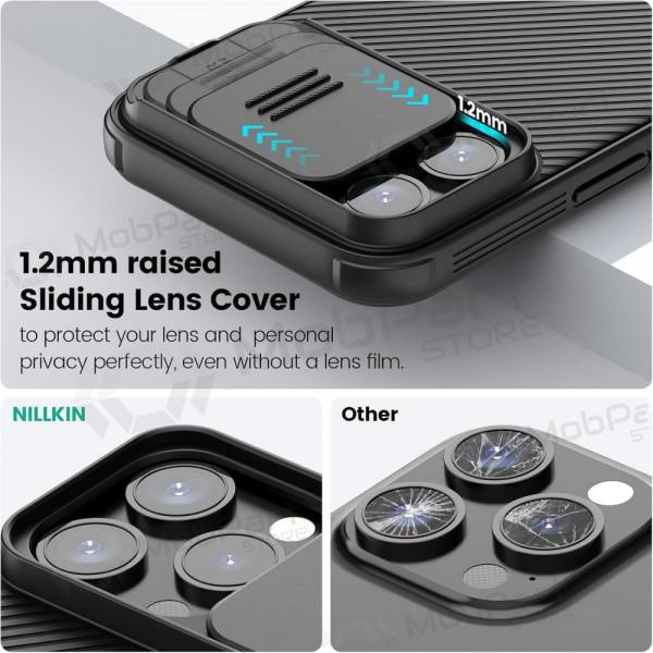 Apple iPhone 15 Plus θήκη „Nillkin CamShield Pro“ (μαύρος)